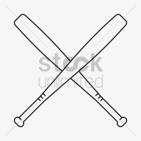 Crossed Baseball Bat Png - Crossed Baseball Bat Clip Art, Transparent Png, Transparent PNG