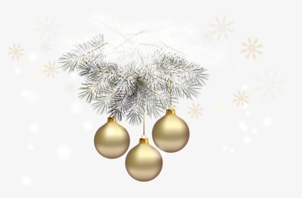 Gold Christmas Ornament Png - Gold Christmas Decorations Png, Transparent Png, Transparent PNG