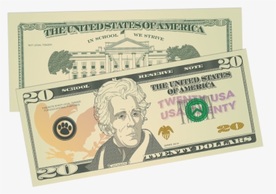 Teacher Created Resources Play Money Assorted Bills - 20 Us Dollar, HD Png Download, Transparent PNG