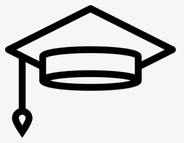 Graduation Cap Clipart Png - White Graduation Cap Icon Png, Transparent Png, Transparent PNG