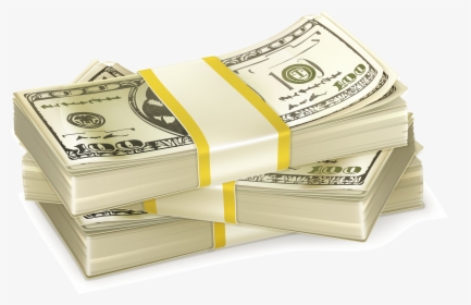 Money Cash Clip Art - Stock Image Stack Of Money, HD Png Download, Transparent PNG