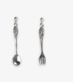 Transparent Silver Spoon Png - Earrings, Png Download, Transparent PNG