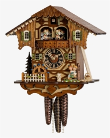 Chalet Cuckoo Clock With Kissing Couple - Cuckoo Clock, HD Png Download, Transparent PNG