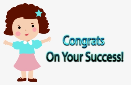 Congrats On Your Success Png Transparent Image - Cartoon, Png Download, Transparent PNG
