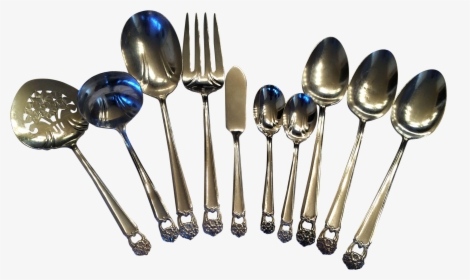 64piece 1950s Eternallyyours Silver-plate Flatware - Silver, HD Png Download, Transparent PNG