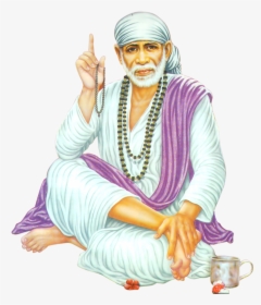 Class Img-fluid - Sai Baba Canvas Painting, HD Png Download, Transparent PNG