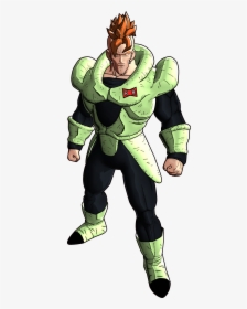 Android 16 Png - Dragon Ball Fighterz Android 16 Png, Transparent Png, Transparent PNG