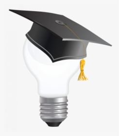 Vocabulary - Chemhat - Light Bulb With Graduation Cap, HD Png Download, Transparent PNG