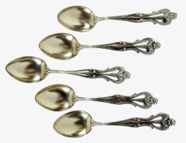 Sterling Silver Demitasse Spoons - Spoon, HD Png Download, Transparent PNG