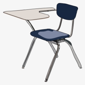 Classroom Chair With Desk, HD Png Download, Transparent PNG