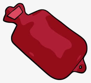 Hot Bottle Big Image - Hot Water Bottle Cartoon, HD Png Download, Transparent PNG