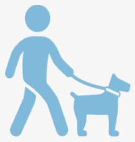 Walk The Dog Icon Clipart , Png Download - Dog On Leash Icon, Transparent Png, Transparent PNG