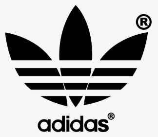 adidas logo black and white