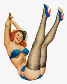 Pin Up Girl, Erótico, Mujer, Sexy, Pin Up, Pose - Pin Up Girl Free, HD Png Download, Transparent PNG