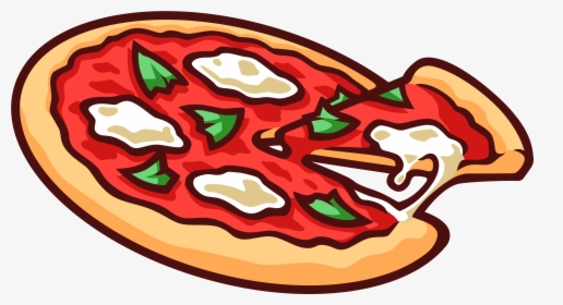 New York-style Pizza Italian Cuisine Buffalo Wing Clip - Pizza Cartoon  Transparent Background, HD Png Download , Transparent Png Image - PNGitem