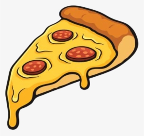 Pizza Top Cheese Slice Clip Art Vector Graphics And - Cartoon Pizza Slice, HD Png Download, Transparent PNG