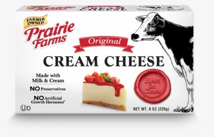 Cream Cheese - Prairie Farms Cream Cheese, HD Png Download, Transparent PNG