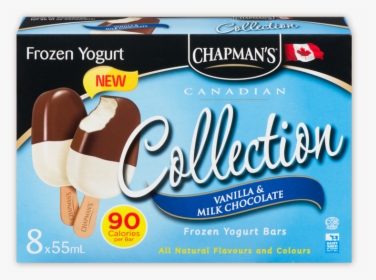 Chapman S Canadian Collection Vanilla & Milk Chocolate - Vanilla And Chocolate Ice Cream Bars, HD Png Download, Transparent PNG