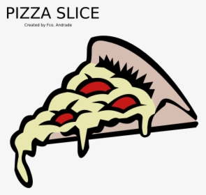 Pizza Clipart Pizza Slice - Pizza Cartoon Transparent Background, HD Png Download, Transparent PNG