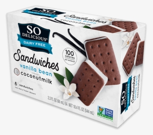 Vanilla Sandwich With Coconutmilk  class Pro-xlgimg - Dairy Free Ice Cream Sandwiches, HD Png Download, Transparent PNG