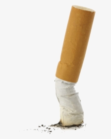 Realistic Cigarette Png Free Pic - Squished Cigarette Butt, Transparent Png, Transparent PNG