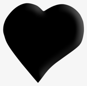 Black Heart Png Clipart - Heart, Transparent Png, Transparent PNG
