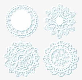Doily Vector Crochet - Coccolithophores Bloom, HD Png Download, Transparent PNG