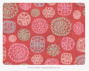 Colored Folk Lace Pattern © Flora Chang, HD Png Download, Transparent PNG