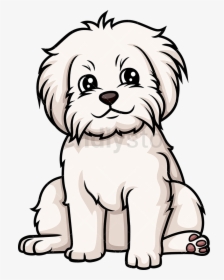 Puppy Cute Maltese Transparent Png - Puppy Dog Clipart, Png Download, Transparent PNG