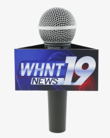 Whnt Triangle Mic Flag - News Microphone, HD Png Download, Transparent PNG