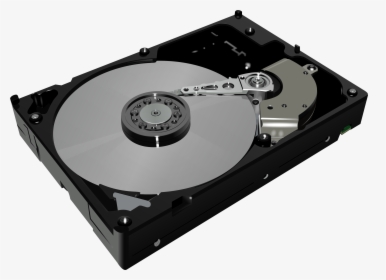 Hard Disk External Usb Hard Drive Clip Art Free Vector - Hard Disk Drive Transparent, HD Png Download, Transparent PNG