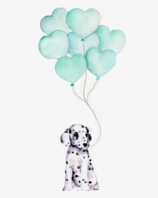 Balloons Dog Dalmation Cute Pet - Dalmatian, HD Png Download, Transparent PNG