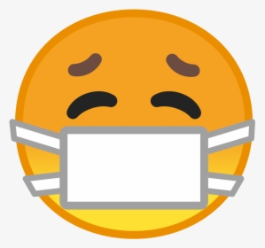 Face With Medical Mask Icon - Emoji Com Mascara, HD Png Download, Transparent PNG