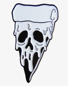 Poisoned Pizza Pin - Skull Tattoo Design, HD Png Download, Transparent PNG