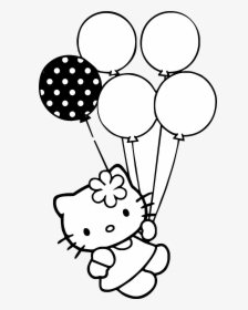 Thumb Image - Black And White Hello Kitty, HD Png Download, Transparent PNG