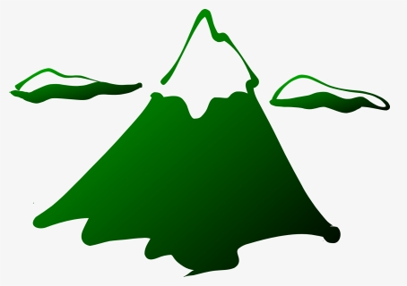Transparent Mountain Range Png - Green Mountain Clipart, Png Download, Transparent PNG