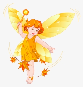 Autumn Baby Fairy, HD Png Download, Transparent PNG