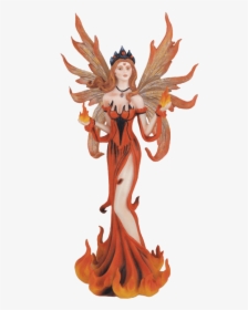 Fire Fairy Statue - Fire Fairy, HD Png Download, Transparent PNG
