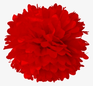 8 Red Tissue Pom Poms Lanterns And More - Red Pom Pom Clipart, HD Png Download, Transparent PNG