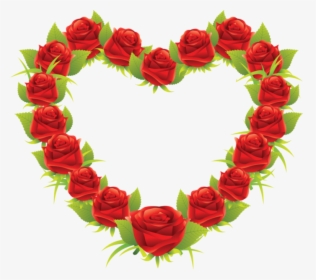 Heart Rose Free Png Image - Valentines Day Frame Png, Transparent Png, Transparent PNG