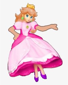 Princess Toadstool Dic Cartoons - Peach Smash Bros Transparent Background, HD Png Download, Transparent PNG