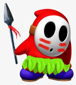 Spear Guy Yoshi S Island - Shy Guy, HD Png Download, Transparent PNG