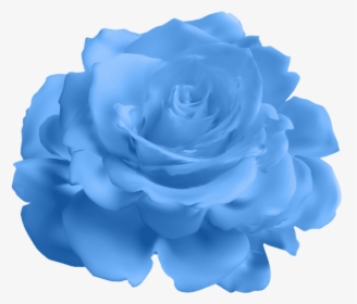 Transparent Blue Rose Png - Transparent Background Blue Flower Png, Png Download, Transparent PNG