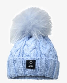 Merino Wool Single Pompom Braided Hat Base In Light - Beanie, HD Png Download, Transparent PNG