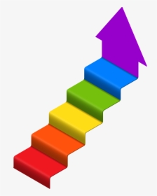 Arrow Stairs Png Clip - Stairs Of Success Clipart, Transparent Png, Transparent PNG