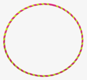 Pink And Yellow Hula Hoop - Hula Hoop Clipart Png, Transparent Png, Transparent PNG