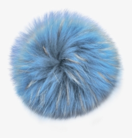 Fur Clothing - Blue Pom Pom Png, Transparent Png, Transparent PNG