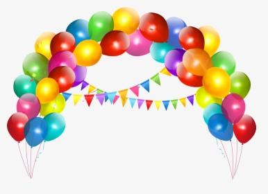 Balloon Arch With Decoration Clipart Gallery Tags - Balloons Clip Art, HD Png Download, Transparent PNG