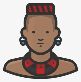 Traditional African Man Icon - African Man Icon, HD Png Download, Transparent PNG