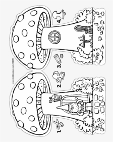 Make Your Own Toadstool Colouring Page Drawing Picture - Machine, HD Png Download, Transparent PNG